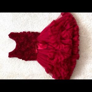 Kids red dress